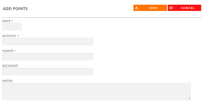 Add Points dialog